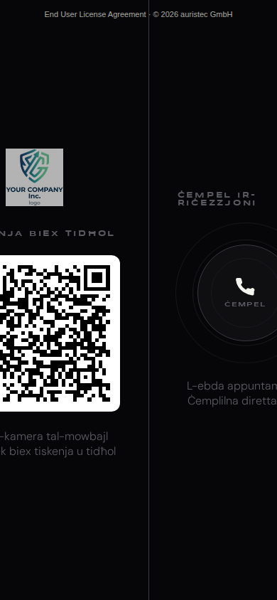 Pass diġitali tal-viżitatur — kompatibbli mal-Apple Wallet